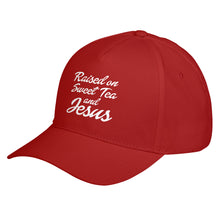 Hat Raised on Sweet Tea and Jesus Baseball Cap
