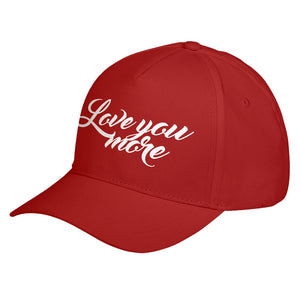 Hat Love You More Baseball Cap