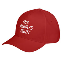 Hat Mrs. Always Right Baseball Cap