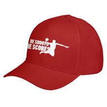 Hat He Shoots He Scores Baseball Cap