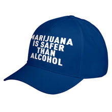 Hat Marijuana is Safer Baseball Cap