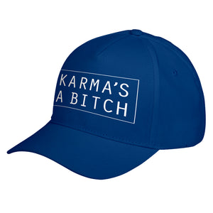 Hat Karma's a Bitch Baseball Cap