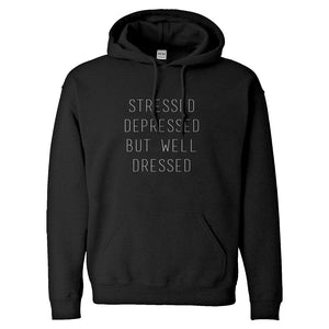 Hoodie Stressed Depressed Unisex Adult Hoodie