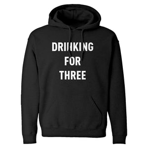Drinking For Three Unisex Adult Hoodie