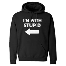 I'm With Stupid Left Unisex Adult Hoodie