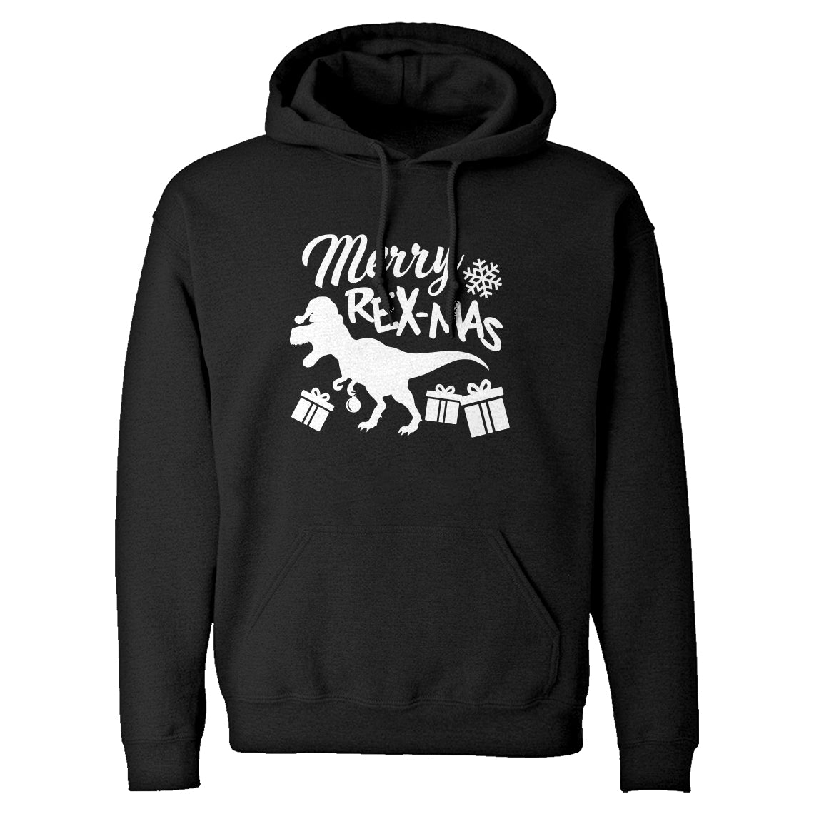Merry Rex-Mas Unisex Adult Hoodie