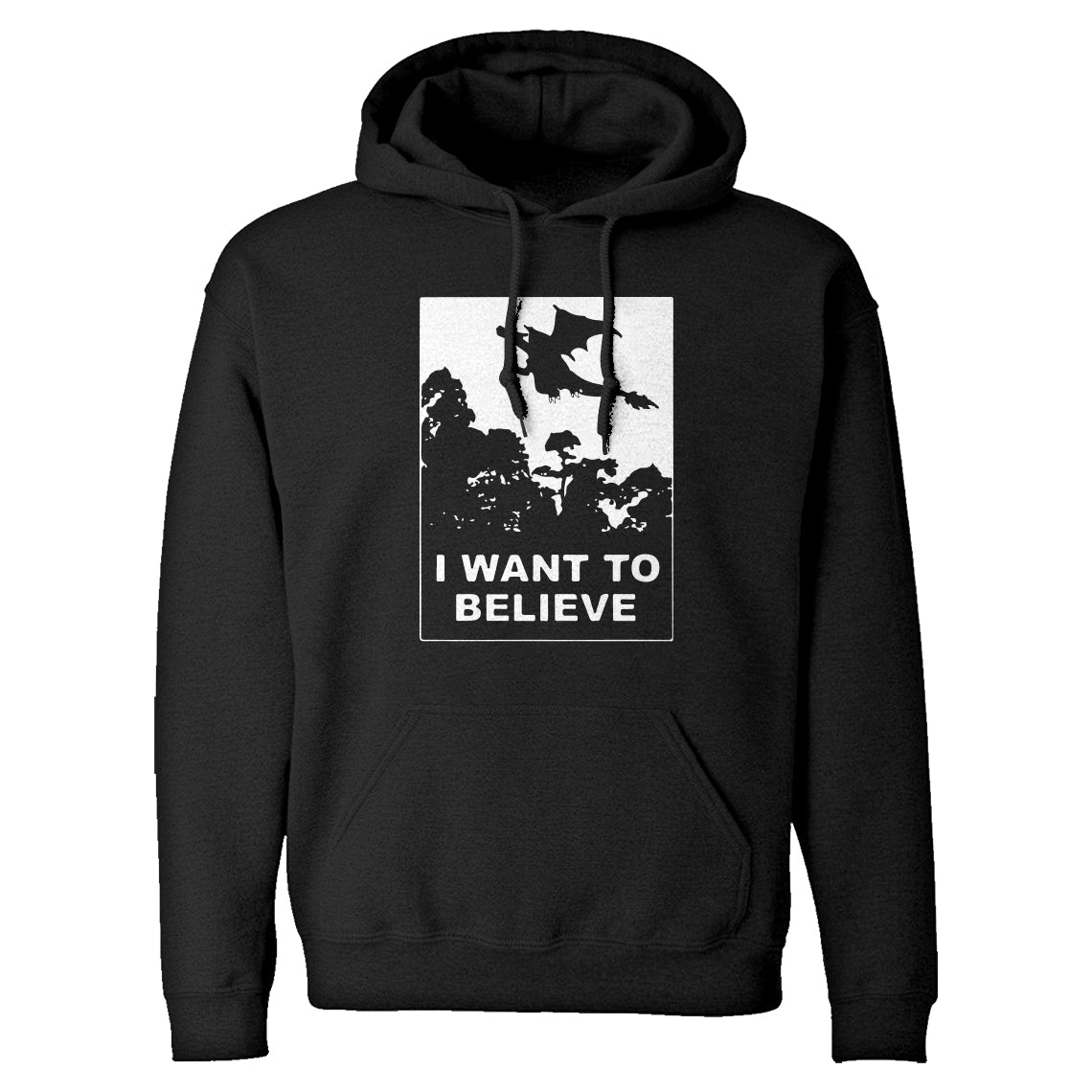 I Want to Believe Fire Dragon Unisex Adult Hoodie