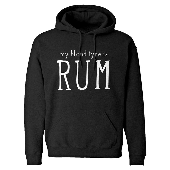 My Blood Type is Rum Unisex Adult Hoodie