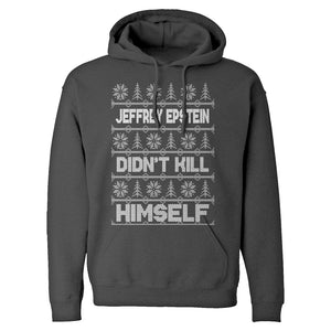 Jeffrey Epstein Ugly Christmas Sweater Unisex Adult Hoodie
