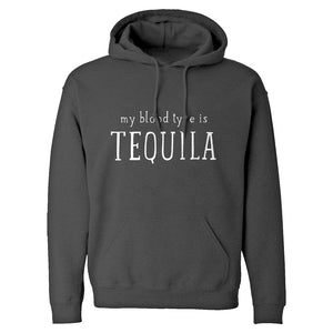 My Blood Type is Tequila Unisex Adult Hoodie