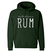 My Blood Type is Rum Unisex Adult Hoodie