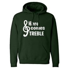 Here Comes Treble Unisex Adult Hoodie