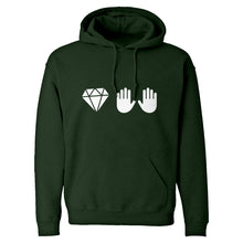 DIAMOND HANDS Unisex Adult Hoodie