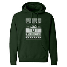 Hoodie All I Want for Christmas is a New President Unisex Adult Hoodie