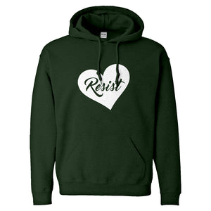 Hoodie Resist Heart Unisex Adult Hoodie