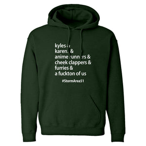 Storm Area 51 Runner Unisex Adult Hoodie