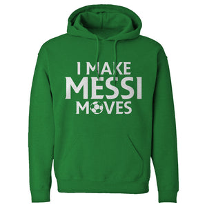 I make Messi Moves Unisex Adult Hoodie