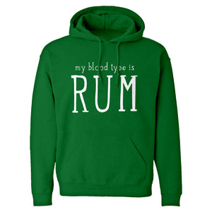 My Blood Type is Rum Unisex Adult Hoodie