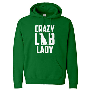 Hoodie Crazy Lab Lady Unisex Adult Hoodie