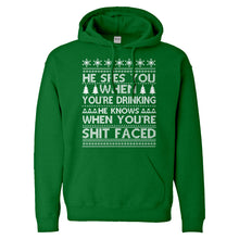 Hoodie He Sees Your When You're Drinking Unisex Adult Hoodie