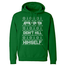 Jeffrey Epstein Ugly Christmas Sweater Unisex Adult Hoodie