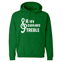 Here Comes Treble Unisex Adult Hoodie
