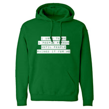 Hoodie I used to be a People Person Unisex Adult Hoodie