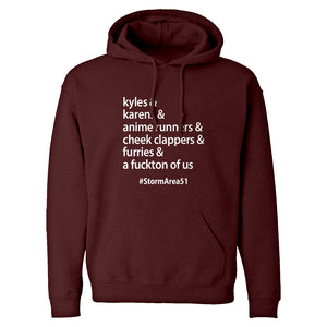 Storm Area 51 Runner Unisex Adult Hoodie