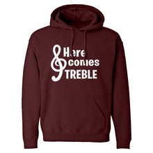 Here Comes Treble Unisex Adult Hoodie