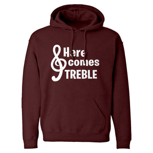 Here Comes Treble Unisex Adult Hoodie