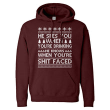 Hoodie He Sees Your When You're Drinking Unisex Adult Hoodie