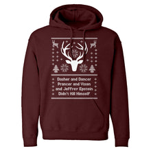 Dasher and Dancer and Jeffrey Epstein Unisex Adult Hoodie
