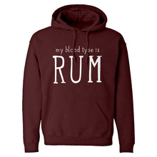 My Blood Type is Rum Unisex Adult Hoodie