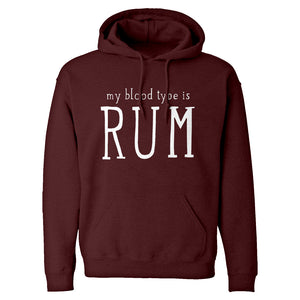 My Blood Type is Rum Unisex Adult Hoodie