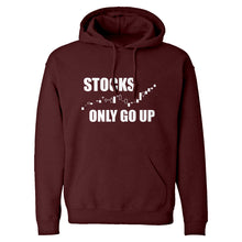 STOCKS ONLY GO UP Unisex Adult Hoodie