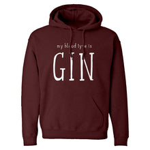 My Blood Type is Gin Unisex Adult Hoodie