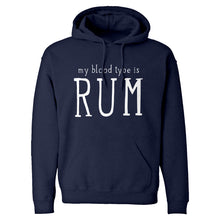 My Blood Type is Rum Unisex Adult Hoodie