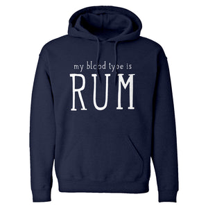 My Blood Type is Rum Unisex Adult Hoodie