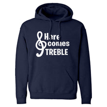Here Comes Treble Unisex Adult Hoodie