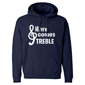 Here Comes Treble Unisex Adult Hoodie