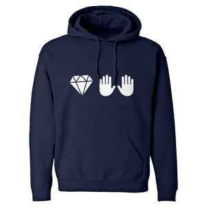 DIAMOND HANDS Unisex Adult Hoodie