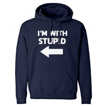 I'm With Stupid Left Unisex Adult Hoodie