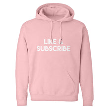 Like and Subscribe Unisex Adult Hoodie
