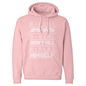 Jeffrey Epstein Ugly Christmas Sweater Unisex Adult Hoodie