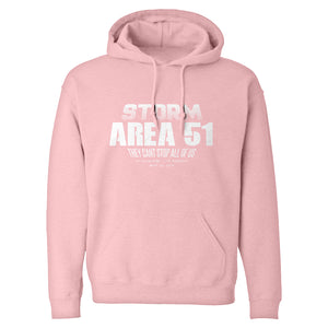 Storm Area 51 They Can't Stop Us All Unisex Adult Hoodie