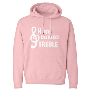 Here Comes Treble Unisex Adult Hoodie