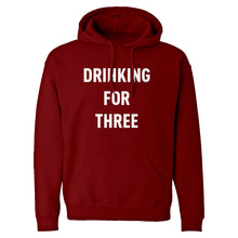 Drinking For Three Unisex Adult Hoodie