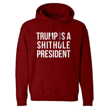 Hoodie Trump is a Shithole President Unisex Adult Hoodie
