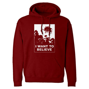 I Want to Believe Flying Spaghetti Monster Unisex Adult Hoodie