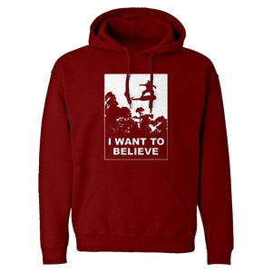 I Want to Believe Nimbus Fighter Unisex Adult Hoodie